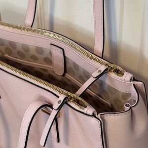 Kate Spade - Light Pink Purse with Double Interior Full Size Pockets